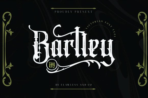 Bartley: The Premium Blackletter Typeface for Modern Campaigns