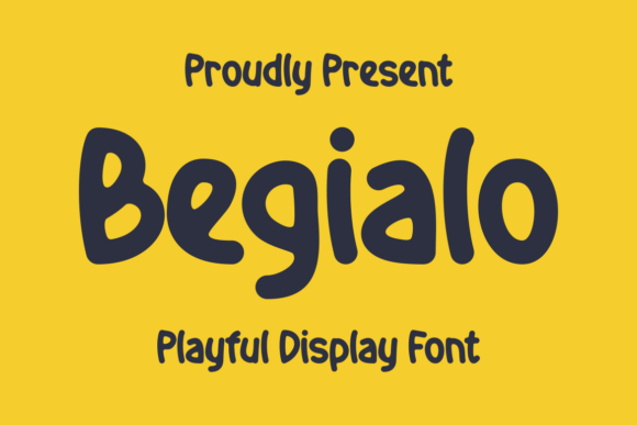Begialo: The Playful Display Font for Creative Makers