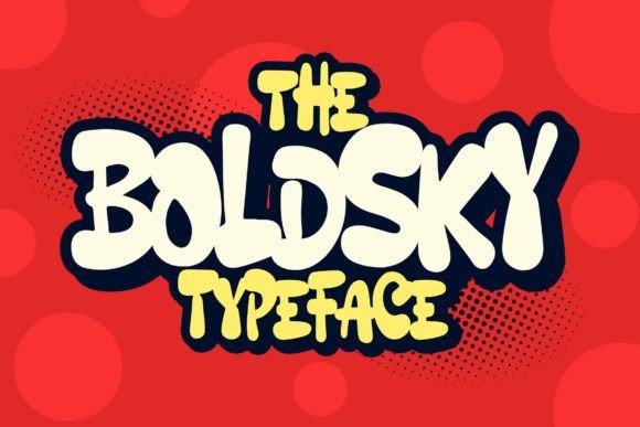Boldsky: The Funky Display Font for Creative Makers