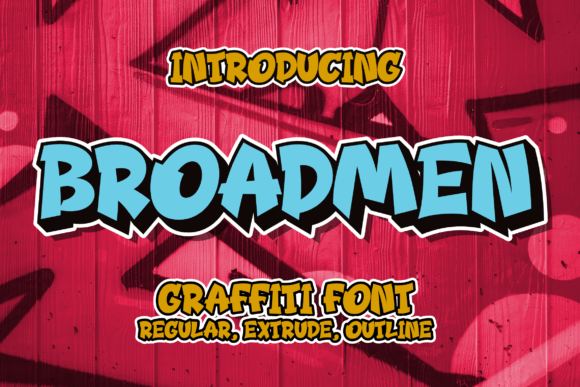 Broadmen: The Urban Display Font for Bold Campaigns