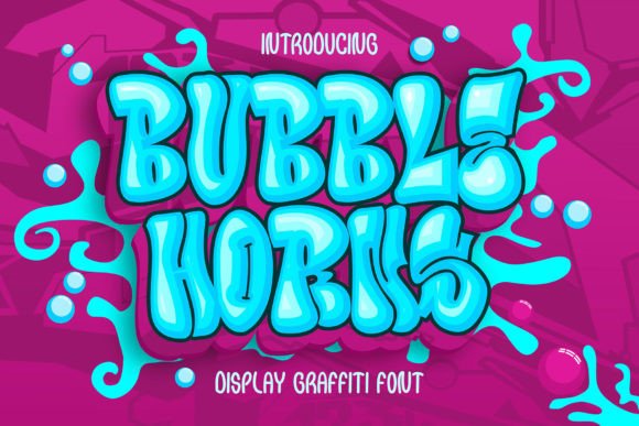Bubble Horns Graffiti: The Bold Typeface for Street-Style Creations