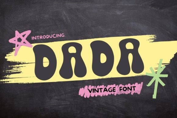 Dada: The Wavy Retro Groovy Display Font for Dynamic Campaigns