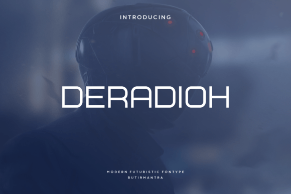 Deradioh: The Modern Display Font for Digital Branding
