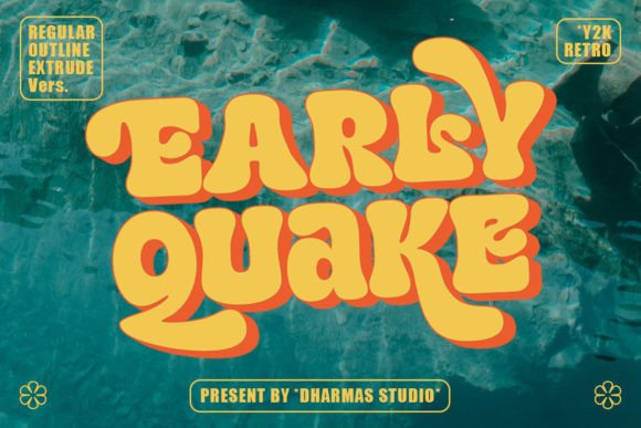 Early Quake: The Retro Display Font That Transforms Small Business Branding