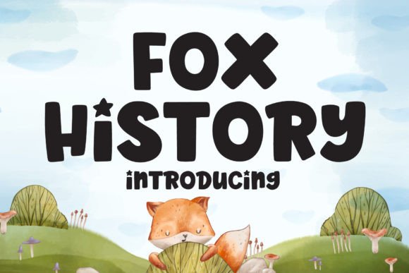Fox History: A Playful Display Typeface for Modern Editorial Design