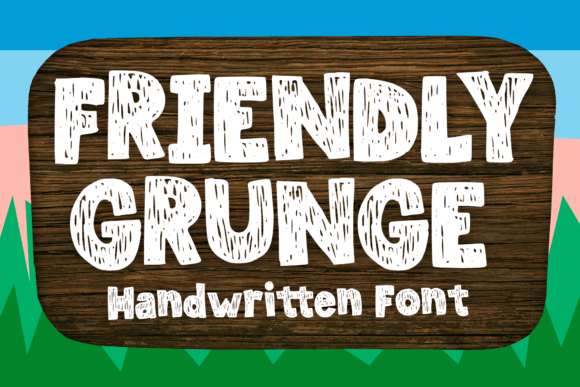 Friendly Grunge: A Playful Display Font for Kid-Centric Campaigns