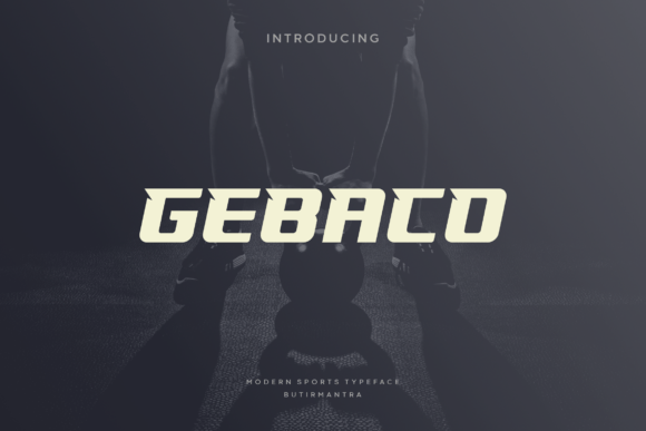 Gebaco: The Ultimate Display Font for Bold Creative Projects