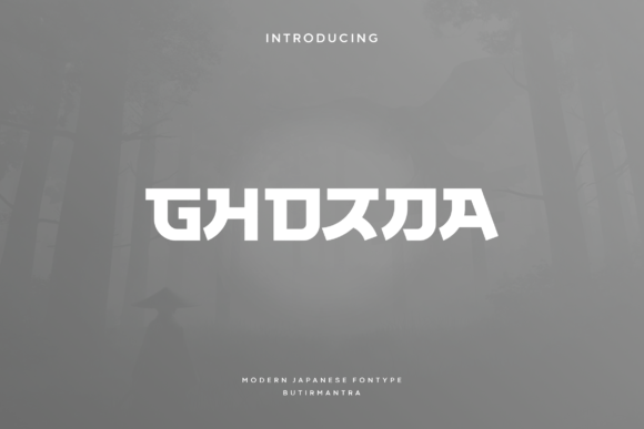 Ghozda: A Dynamic Japanese-Style Display Font for Bold Branding