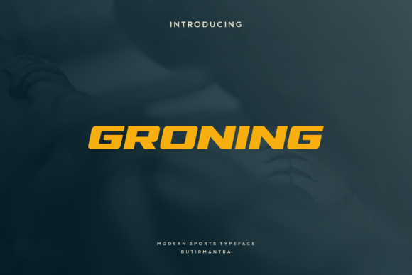 Groning: The Ultimate Sports Display Font for Campaigns