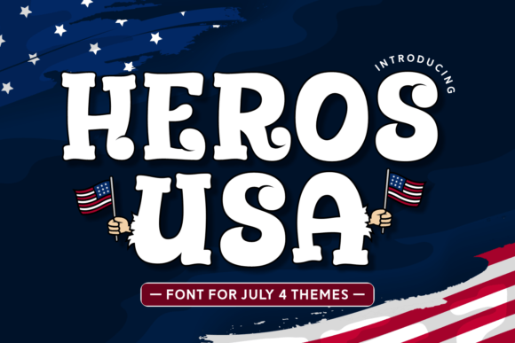 Heros Usa: The American-Style Display Font for Bold Branding