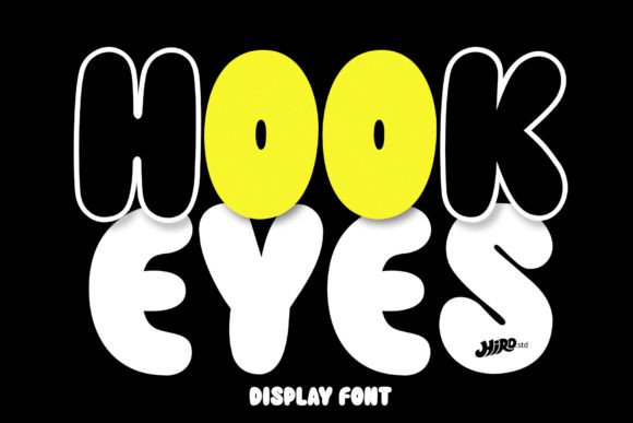 Hook Eyes: A Bold Display Typeface for Modern Editorial Design