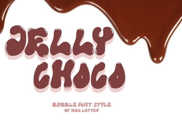 Jelly Choco: The Cute Bubble Display Font for Your Brand