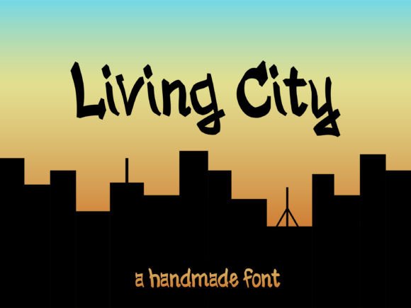 Living City: The Modern Graffiti Font for Bold Branding