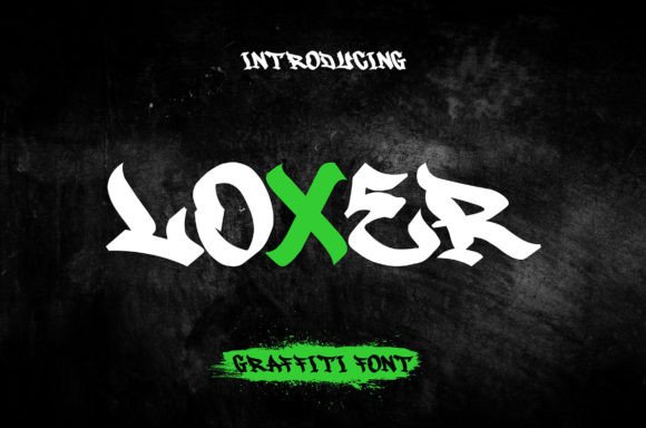 Loxer: The Monoline Graffiti Typeface for Bold Editorial Design