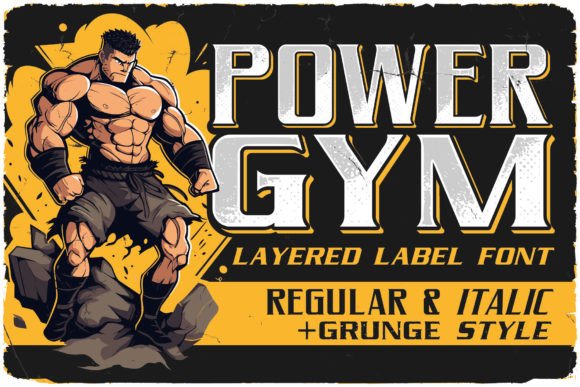 Power Gym: A Bold Typeface for Modern Editorial Design