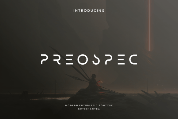 Preospec: The Futuristic Display Font for Modern Web Design