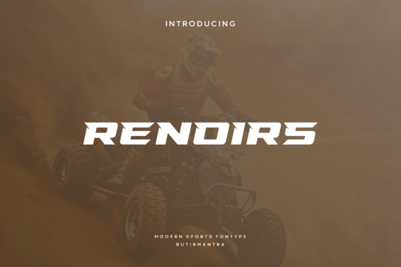 Renoirs: A Premium Display Font for Modern Branding