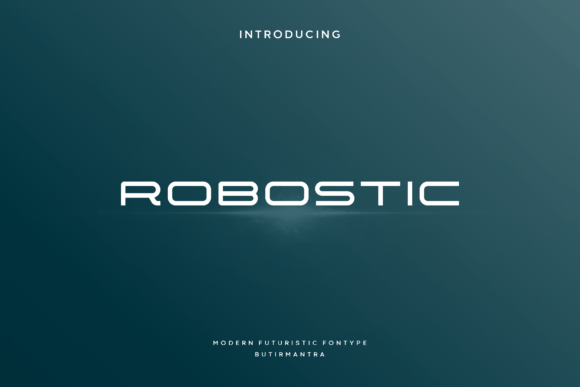 Robostic: A Modern Display Typeface for Editorial Design