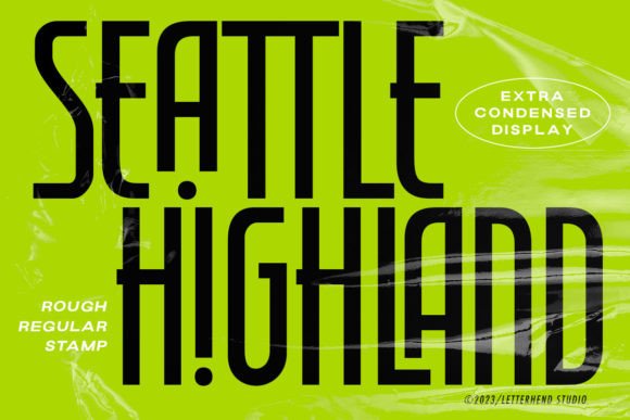 Seattle Highland: The Modern Display Typeface for Digital Experiences