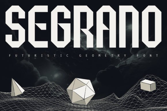 Segrano Typeface: A Futuristic Display Font for Modern Brands