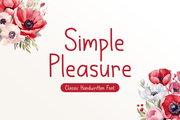 Simple Pleasure: The Perfect Handwritten Display Font