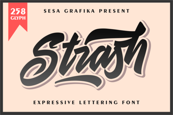 Strash: A Natural Handwriting Font for Bold Branding