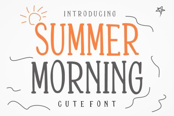 Summer Morning: The Perfect Handwritten Display Font for Campaigns