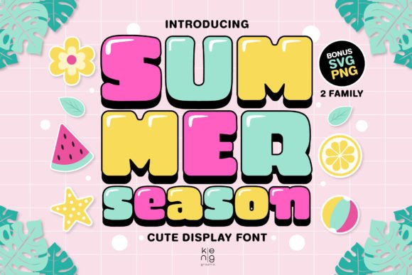 Summer Season: The Perfect Display Font for Bold Branding