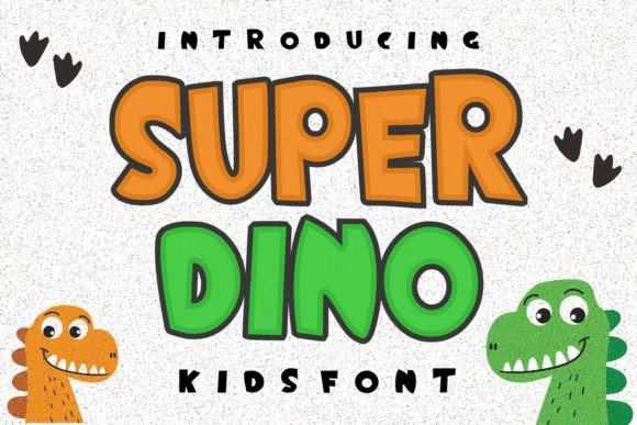 Super Dino: The Bold Display Font for Scroll-Stopping Visuals