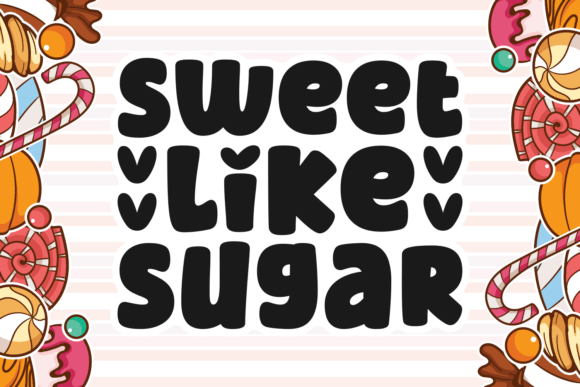 Sweet Like Sugar: A Bold Display Font for Modern Editorial Design