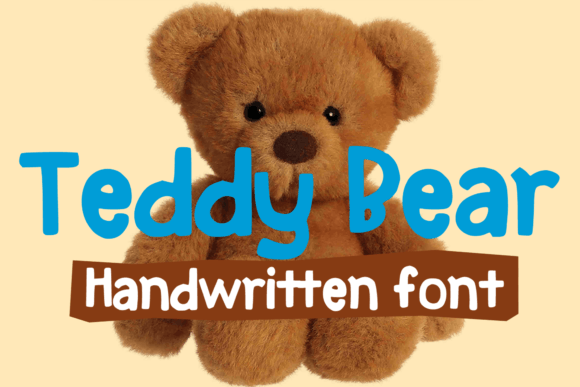 Teddy Bear: The Perfect Cute Display Font for Your Craft Projects