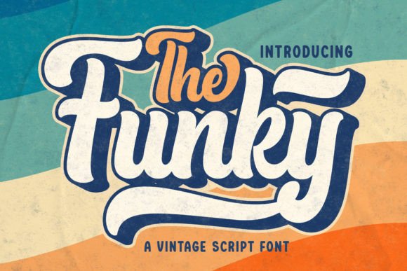 The Funky Vintage Script Font for Editorial Design