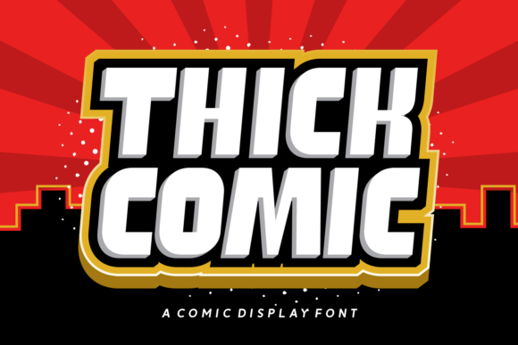 Thick Comic: The Bold Font for Standout Branding