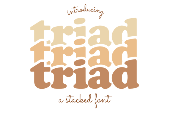 Triad: The Display Font That Elevates Campaign Visuals