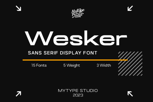 Wesker: The Modern Sans Serif Display Font for Editorial Design