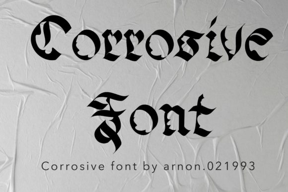 Why Corrosive Is the Perfect Display Font for Your Brand Identity