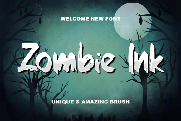 Zombie Ink: The Creative Typeface for Authentic Branding